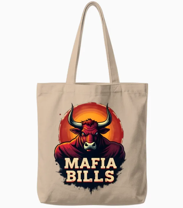 Sunday's Are for the Bills Tote Bags in Natural