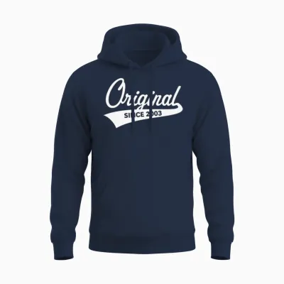 Original Since 2003 (year of Birth, Birthday / W) Unisex Hoodie - Navy