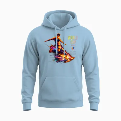 Fußball - Wm 2026 One Game World Dream, Farbig Unisex Hoodie - Light Blue