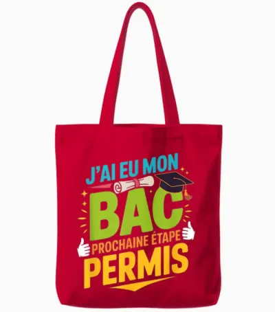 Bachelor I Had My Bac 2025 Prepare Bachelor License Tote Bags - Red