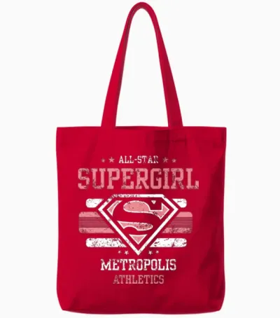 Dc Comics Supergirl Logo All-Star Tote Bags - Red