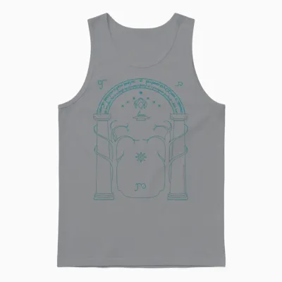 The Lord of the Rings Doors of Durin Unisex Tank Top - Sport Grey
