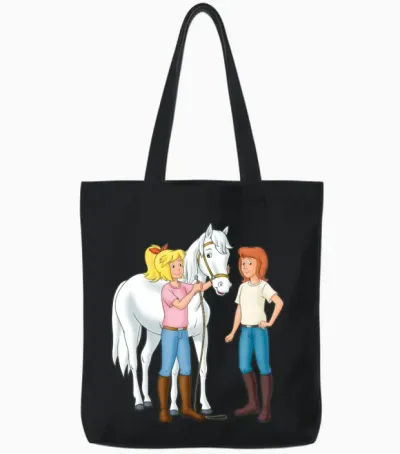Bibi and Tina with Sabrina Tote Bags - Black
