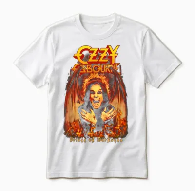 Ozzy Osbourne Demon Wings Unisex T-Shirt - White
