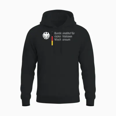 Bundesinstitut Für Rücksichtslosen Mischkonsum Unisex Hoodie - Black