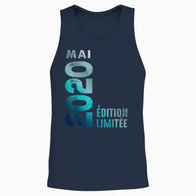 Mai 2020 édition Limitée Mai 2020 Unisex Tank Top - Navy