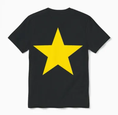 Star – Bestseller Sale Design for Fashion & Access Unisex T-Shirt - Black