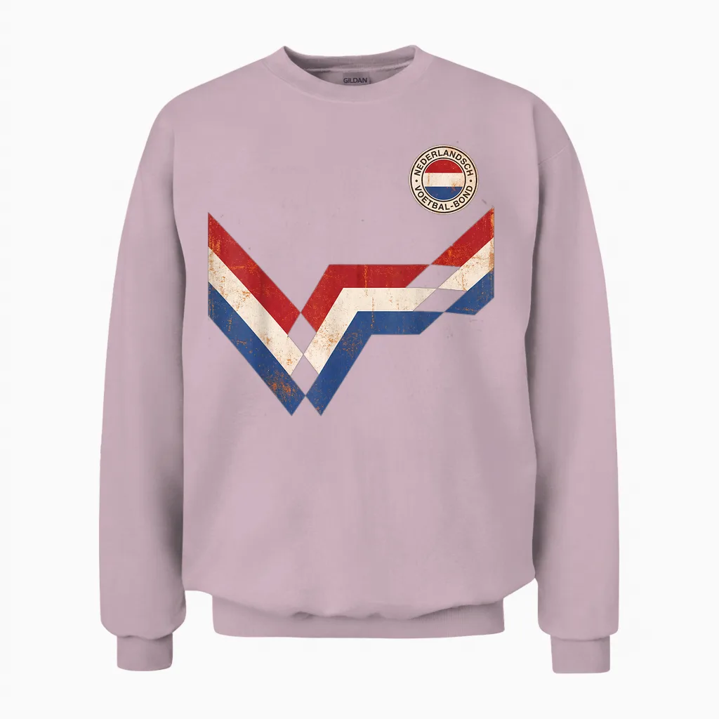 Netherlands Tshirt Dutch Holland Netherland Nederland Unisex Sweatshirt in Light Pink