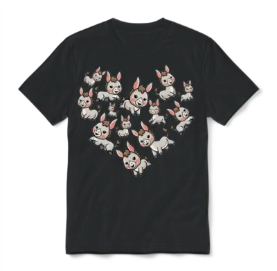 Donkey Unisex T-Shirt - Black