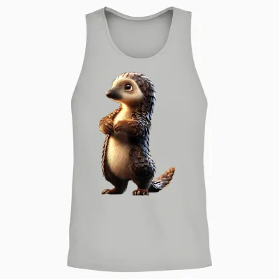 Pangolin Cute Scaly Anthill Pangolins Unisex Tank Top - Ash
