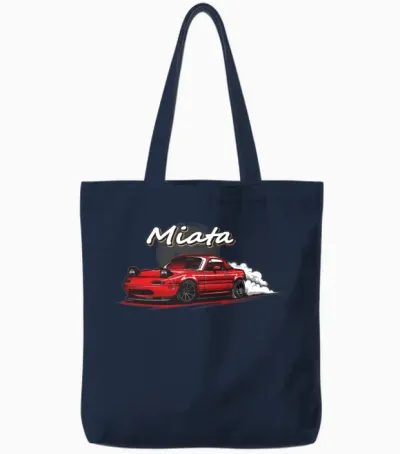 Mazda Mx5 Miata Tote Bags - Navy