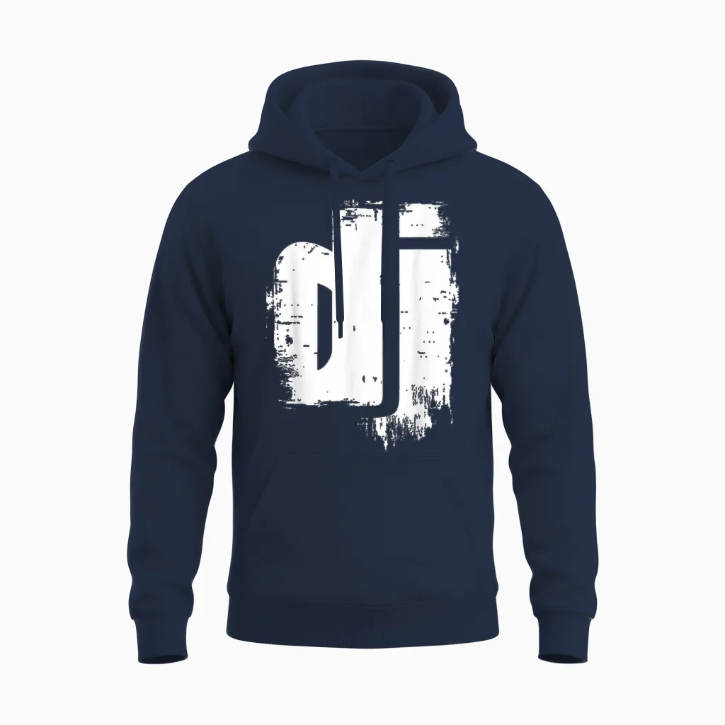 Mix1 Musik Dj Collection - Cooles Dj Grunge Musik - Du Bist Der Discjockey! Damen Dj T-Shirt, Schwarz, S Unisex Hoodie in Navy