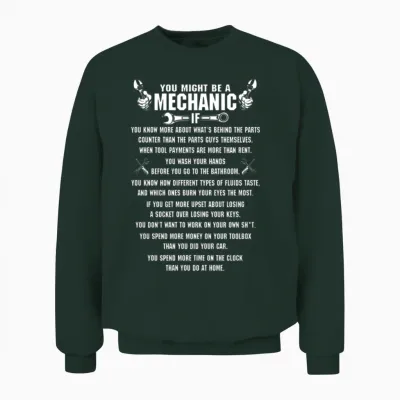 Mechanic Mechanic Mechanical Heart Tattoo Anime Unisex Sweatshirt - Forest