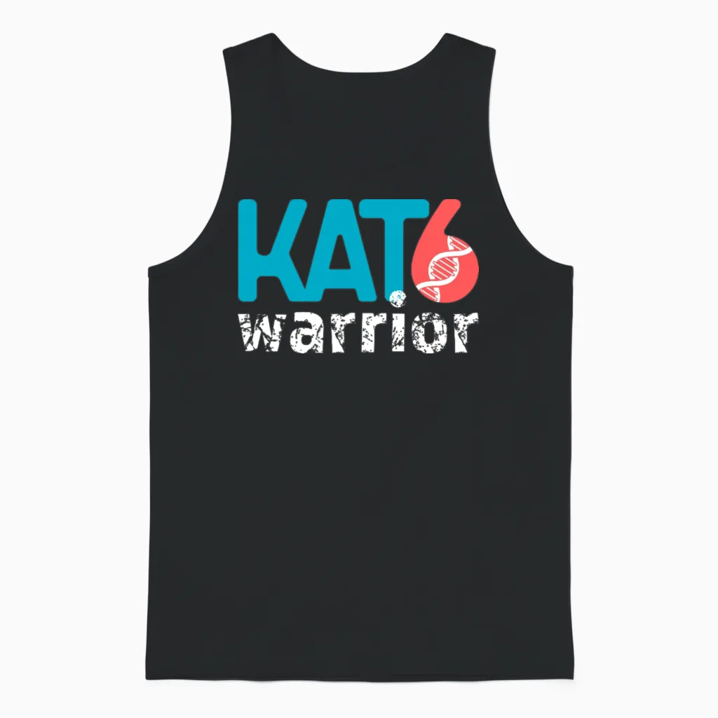 Kat6 Warrior Awareness Gift Unisex Tank Top in Black