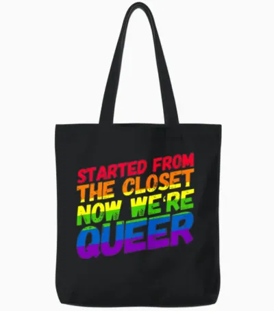 Homosexuality Gay Pride Lgbt Csd Tote Bags - Black