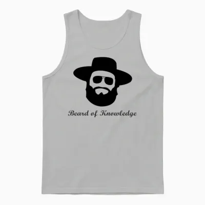 Beard of Knowledge Unisex Tank Top - Ash