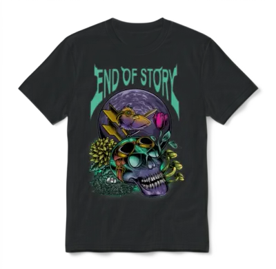 The End Ofstory Unisex T-Shirt - Black