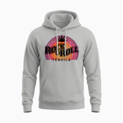 Rock N Roll Tequila Fourth Collection Unisex Hoodie - Ash