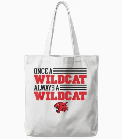 High School Musical Once Wildcat Always Tote Bags - White