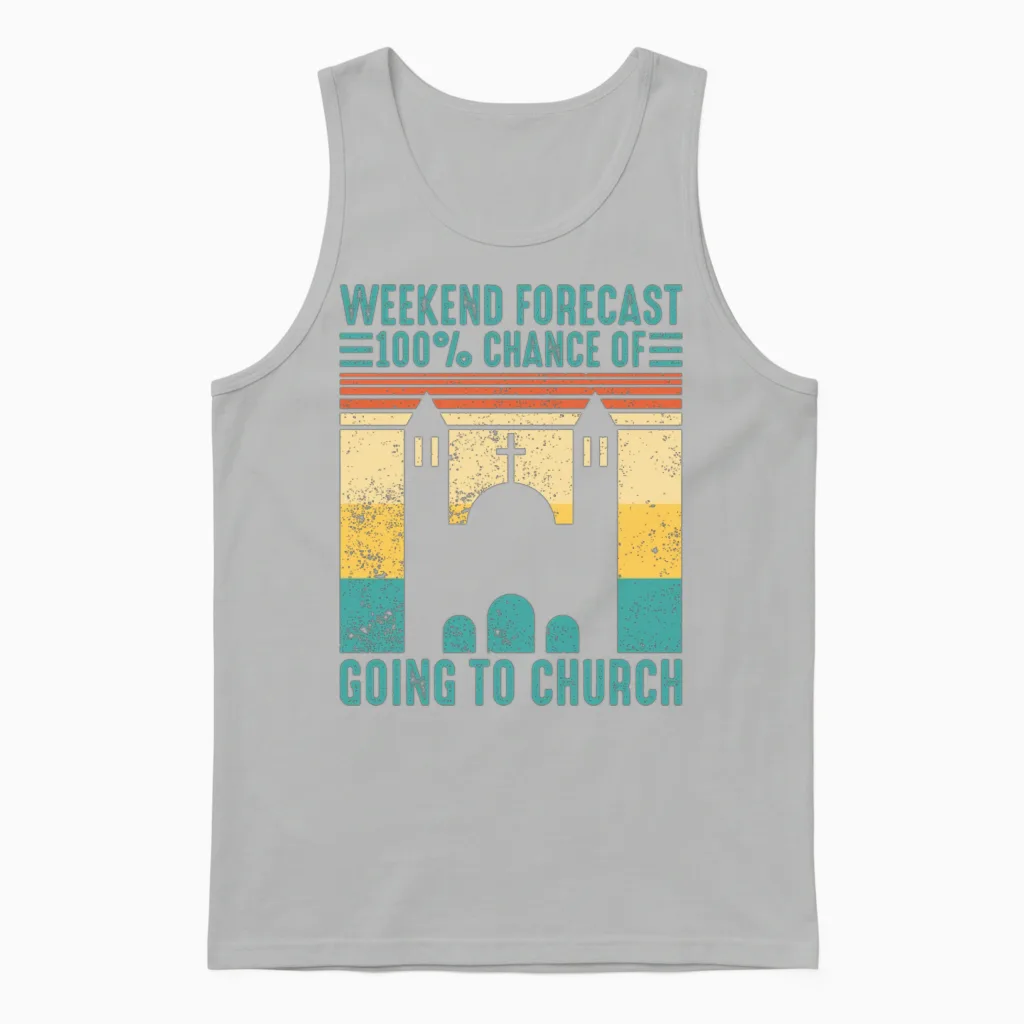 Funny Mormon Unisex Tank Top in Ash