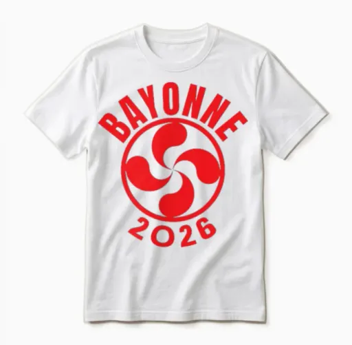 Fêtes Anuelles 2026 a Bayonne Unisex T-Shirt in White