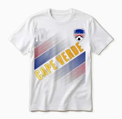 Cape Verde Flag Cape Verdean Pride Lovers Unisex T-Shirt - White