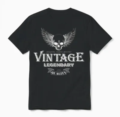 Retro Motorcyclists T-Shirt Mostry Parts, Legendar Unisex T-Shirt - Black