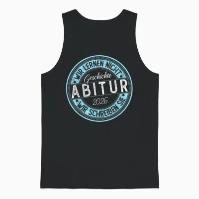 Abitur 2026 | Abi 26 | Schulabschluss Abiturienten Jungen Unisex Tank Top - Black