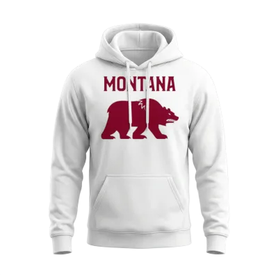 Montana Unisex Hoodie - White