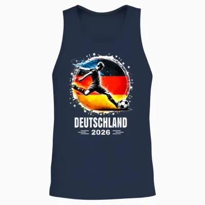 Deutschland Spieler 2026 Deutschland Shirt Herren Damen Fans Unisex Tank Top - Navy