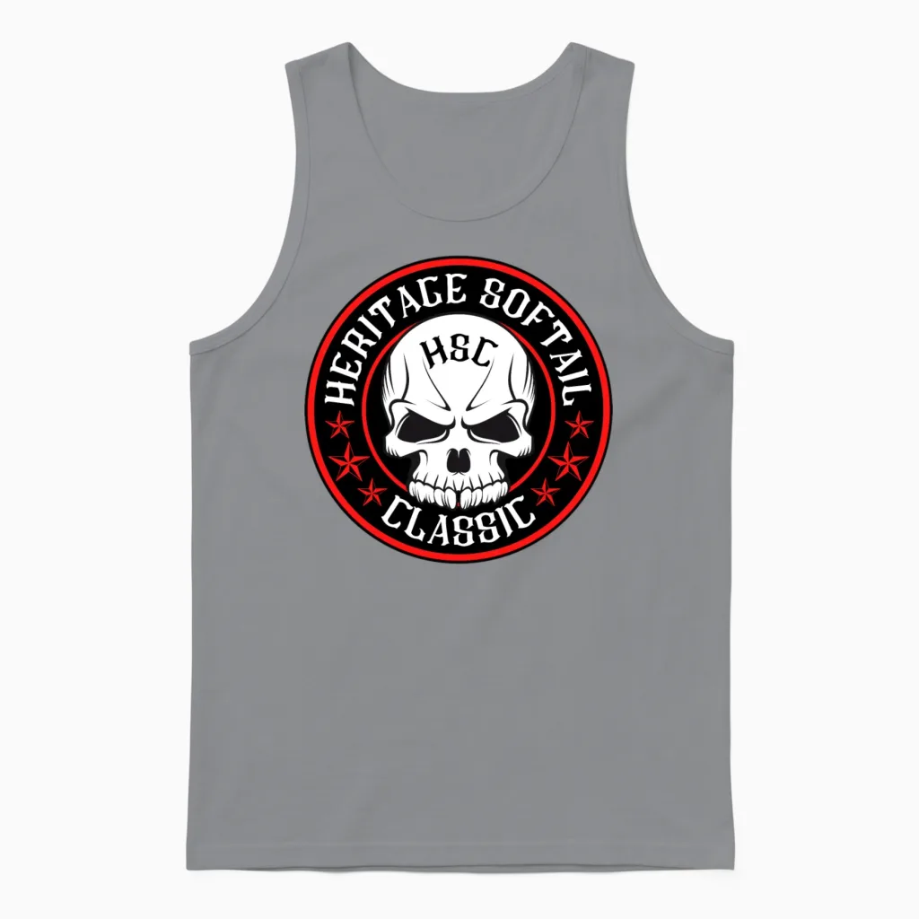 Heritage Softail Classic Unisex Tank Top in Sport Grey