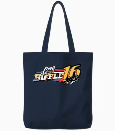 Greg-Biffle 16 Racing Tote Bags - Navy