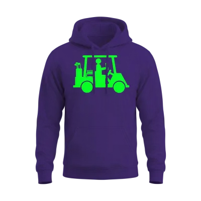 Funny Golf Unisex Hoodie - Purple