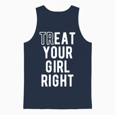 Funny Sexy Kink Unisex Tank Top - Navy