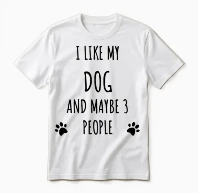 Dog Unisex T-Shirt - White