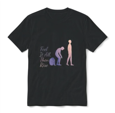 Fitness and Mental Health Unisex T-Shirt - Black