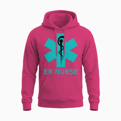 Er Nurse - Nursing Unisex Hoodie - Heliconia
