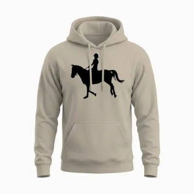Equestrian, Horse Riding, Horse, Competition Unisex Hoodie - Sand