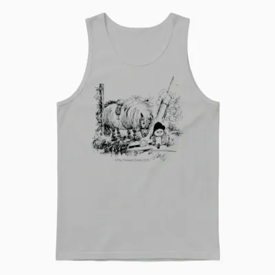 Ponyfail Thelwell Cartoon Unisex Tank Top - Ash