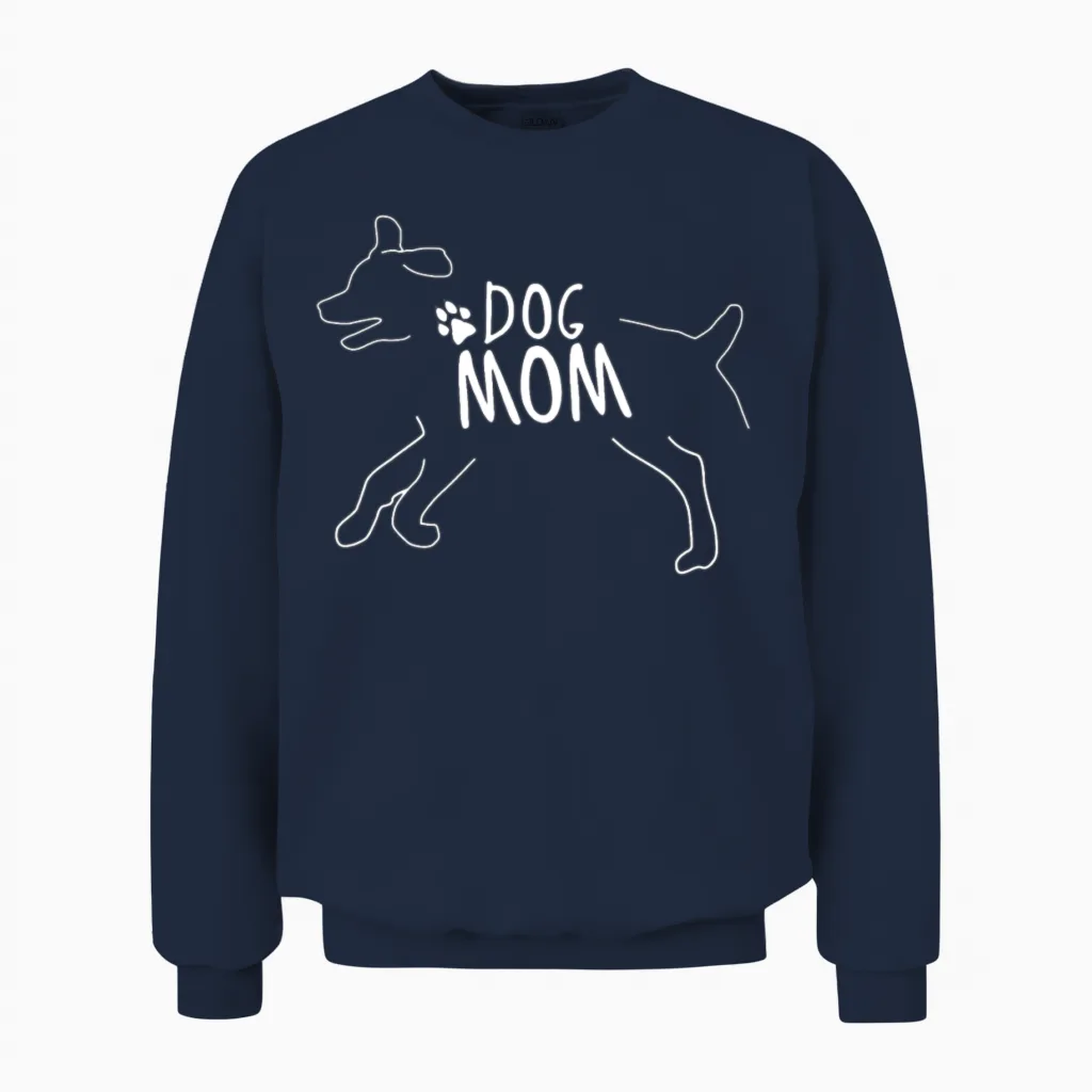 Dog - Dog Mom Mistress Unisex Sweatshirt in Navy