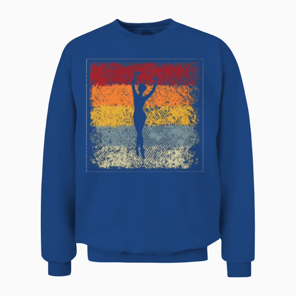 Ballett Retro Unisex Sweatshirt - Royal