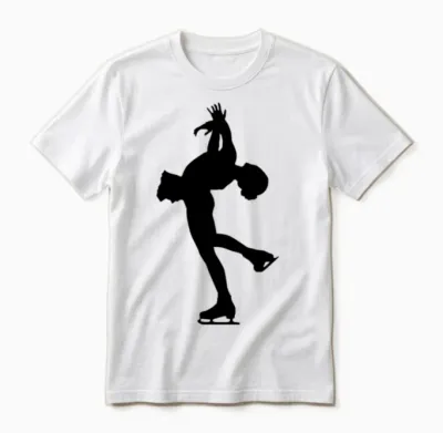 Ice Skating Unisex T-Shirt - White
