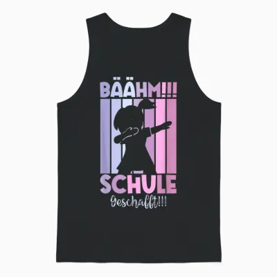 Schulabschluss Abitur Realschule Hauptschule Schule 2026 Unisex Tank Top - Black