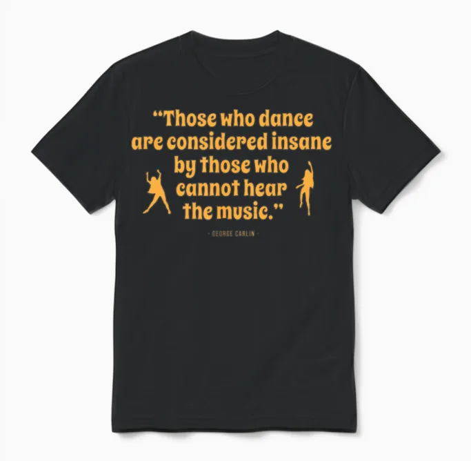 George Carlin Comedian Unisex T-Shirt in Black