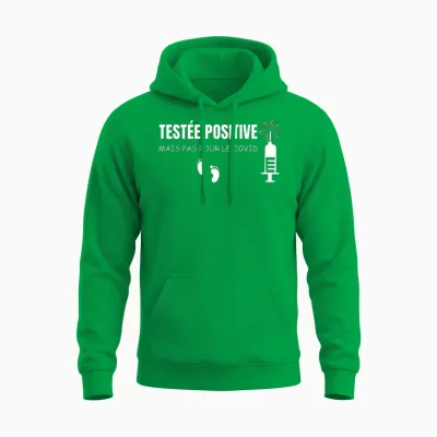 Announcement Pregnancy, Couple Shirt, Future Maman Unisex Hoodie - Irish Green