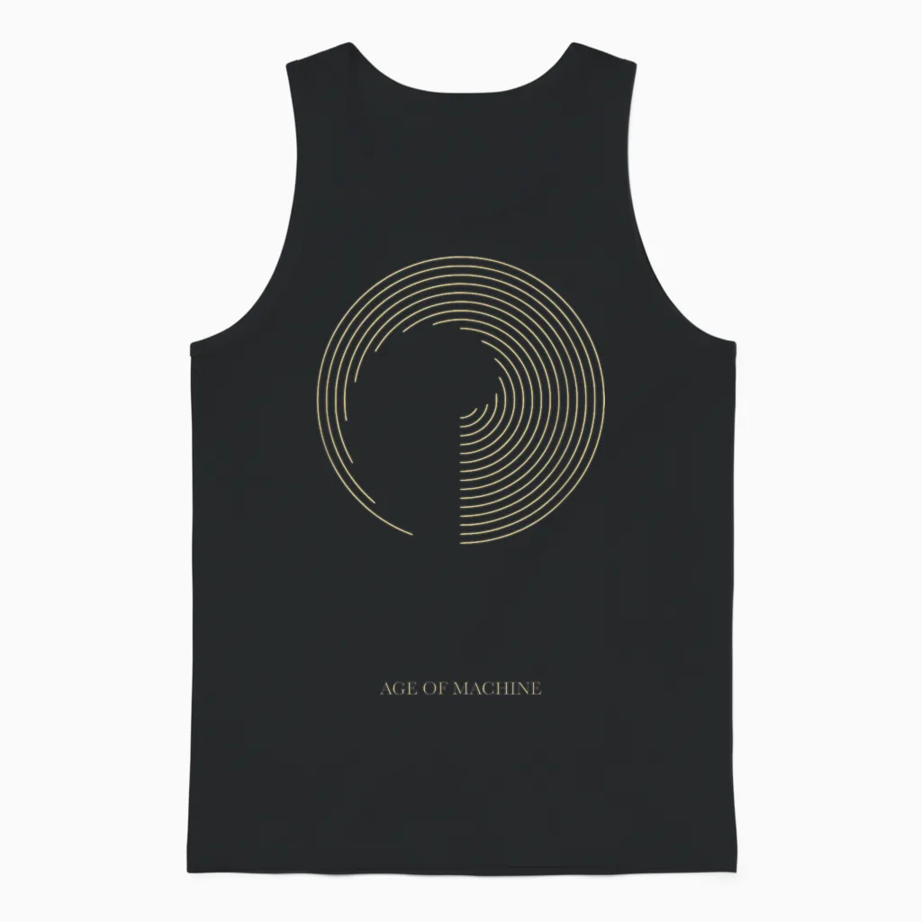 Offizielle Greta Van Fleet Age of Machine Schwarz Unisex Tank Top in Black