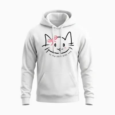 In My Soft Girl Era Unisex Hoodie - White