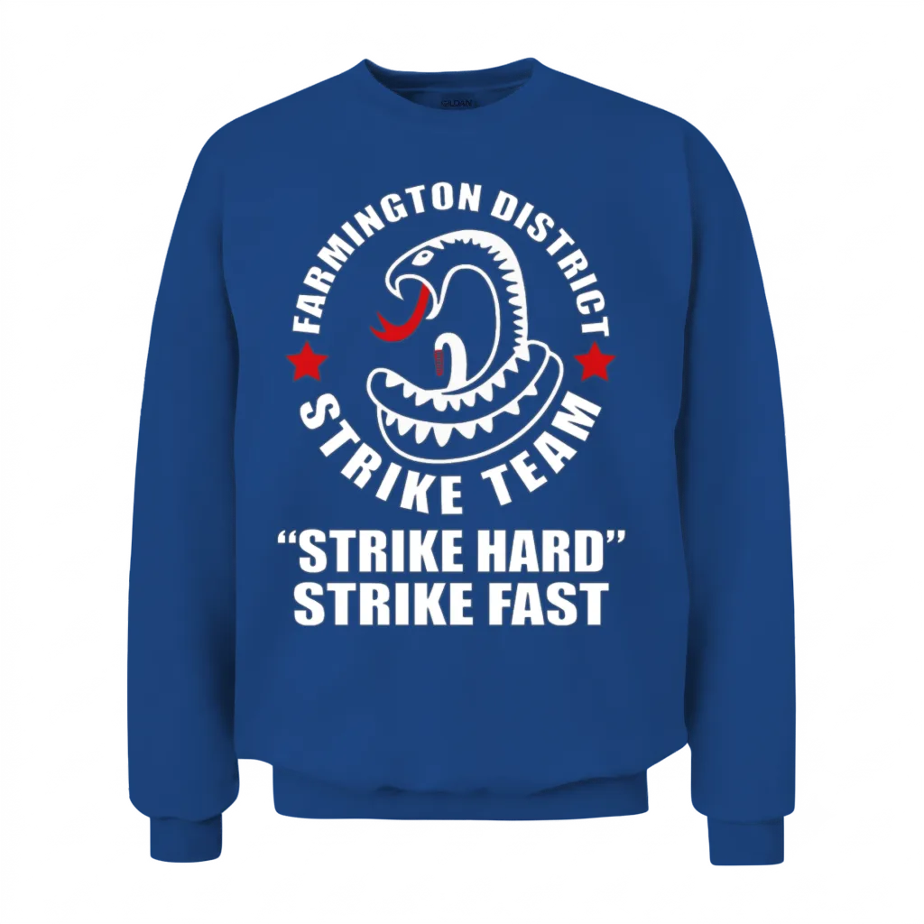 Strike - Farmington District Strike Team Unisex Sweatshirt - Royal