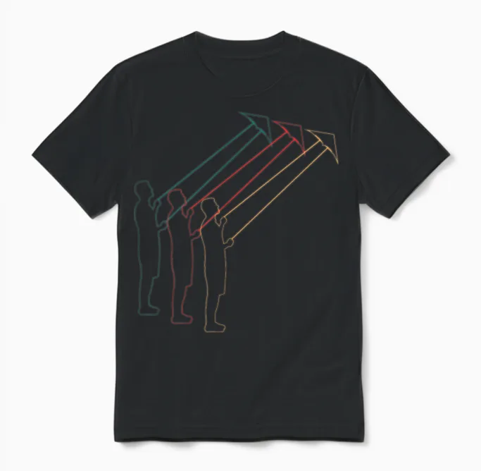 Kite Flying Fly a Kite Retro Gift Unisex T-Shirt in Black