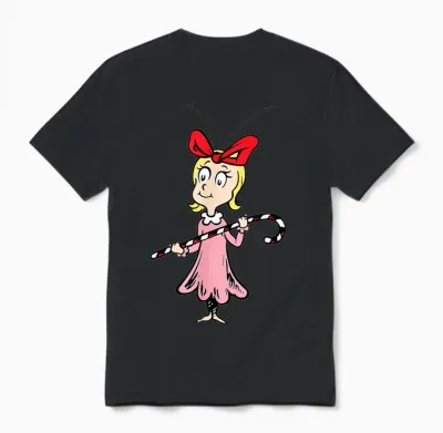 Dr. Seuss Cindy-Lou Who Unisex T-Shirt - Black
